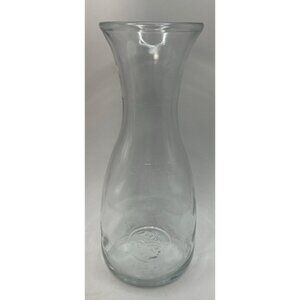Bormioli Rocco Litro Glass Carafe DecantervW/ embossed Medallion